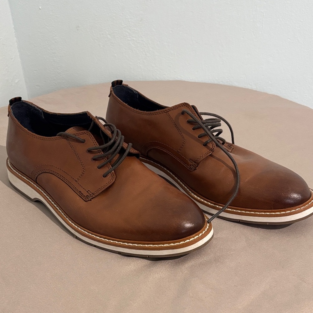 Cole Haan Brown Leather Oxfords